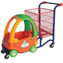 Steel and Plastic Children Shopping Cart Toy